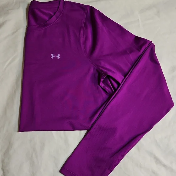 Under Armour Set Of Two HeatGear Long Sleeved T Shirts Size Large - Picture 2 of 5